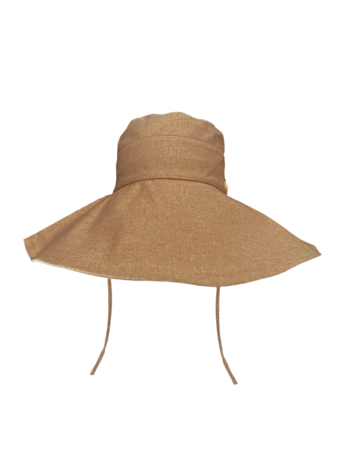 OVERSIZED BUCKET HAT DARK BEIGE