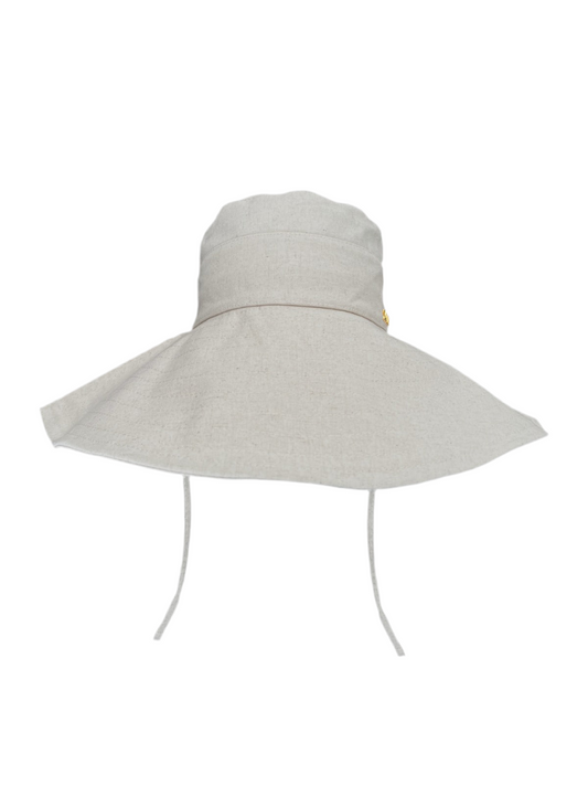 OVERSIZED BUCKET HAT LIGHT GRAY