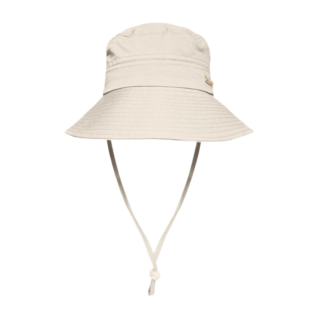 MINI BUCKET HAT IN ECRU