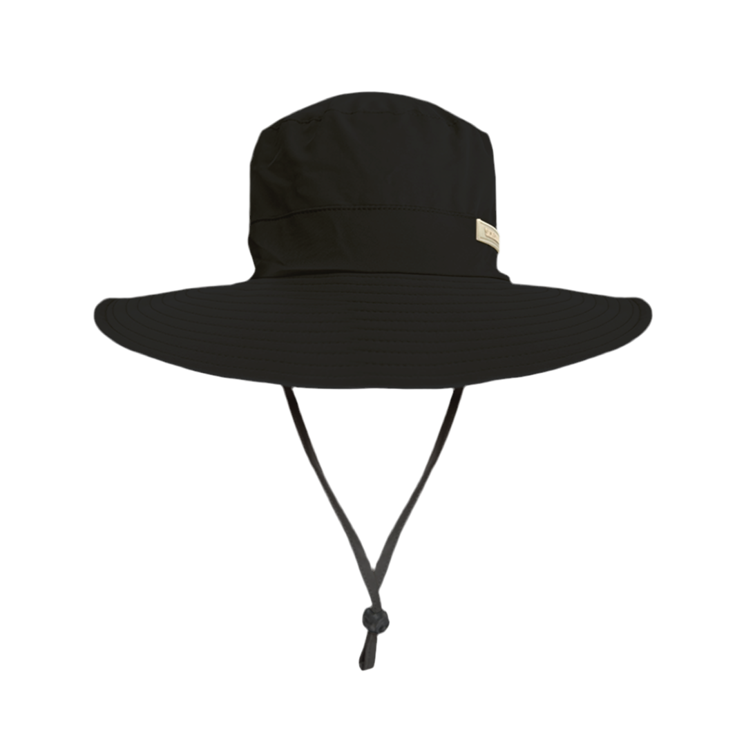 WATERPROOF BUCKET HAT IN BLACK